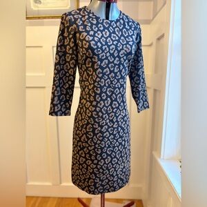 J McLaughlin Women’s Leopard Print Dress Medium Modern Classic